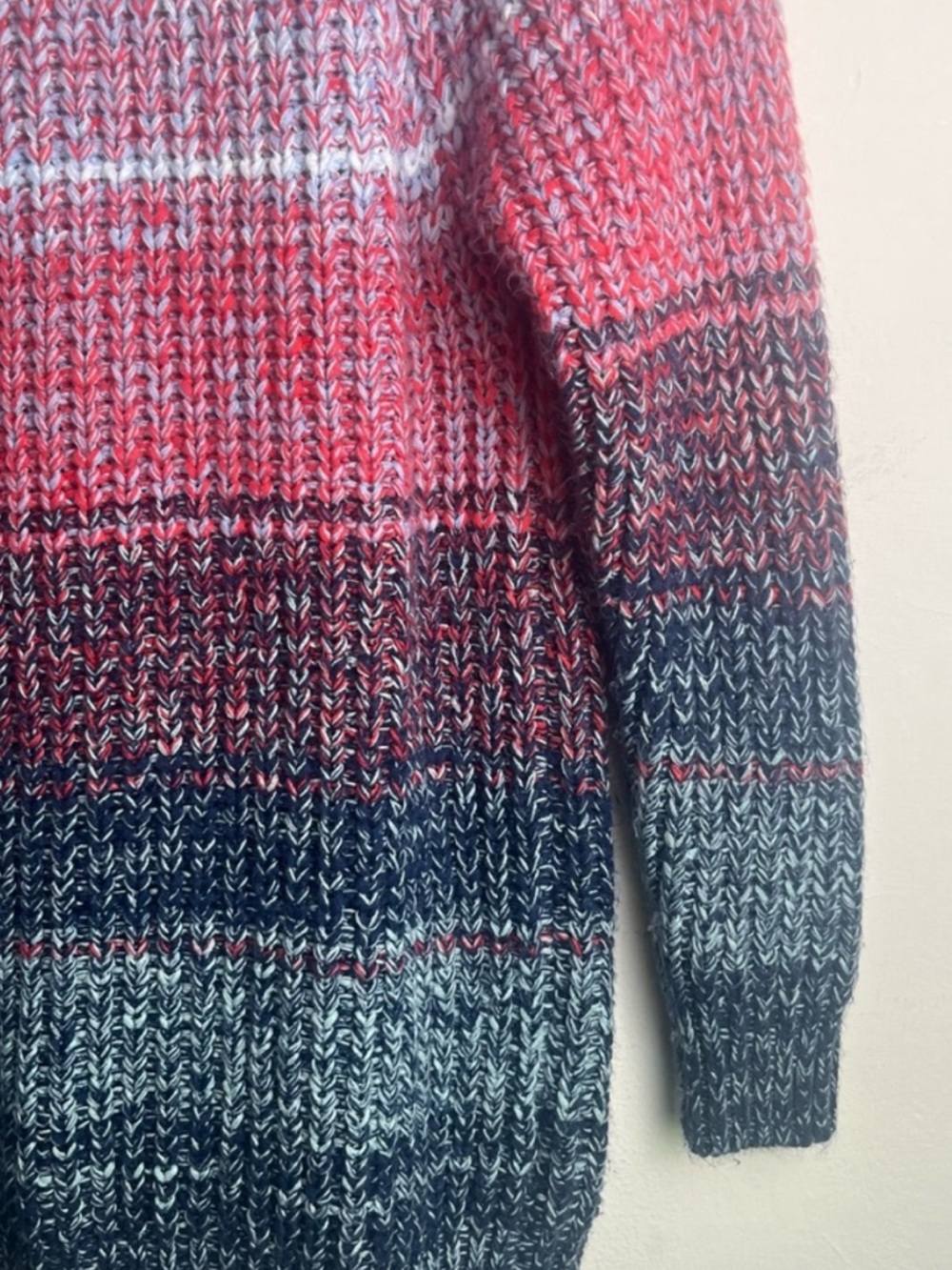 525 America Multicolor Knit Cardigan Open Front Sweater - Picture 12 of 12